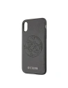 Kup Guess Apple Tasche GUHCPXRSSASBK iPhone X/XS schwarz/schwarz Hartschale Saffiano 4G Circle Logo - GUE448BLK - {ean13} - Sklep Home Screen