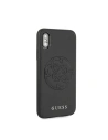 Kup Guess Apple Tasche GUHCPXRSSASBK iPhone X/XS schwarz/schwarz Hartschale Saffiano 4G Circle Logo - GUE448BLK - {ean13} - Sklep Home Screen