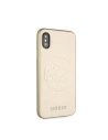 Kup Etui Guess GUHCPXRSSASGO Apple iPhone X/XS zlatý/gold tvrdý kryt Saffiano 4G Circle Logo - GUE449GLD - {ean13} - Sklep Home Screen