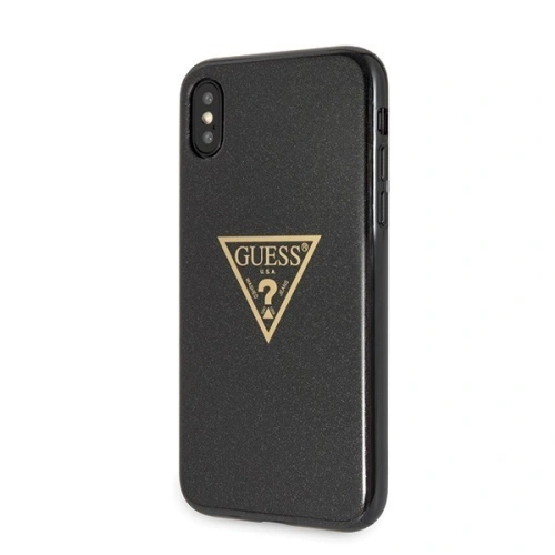 Kup Guess Apple Tasche GUHCPXSGTLBK iPhone X/XS schwarz/schwarz Hartschale Glitter Triangle - GUE451BLK - {ean13} - Sklep Home Screen