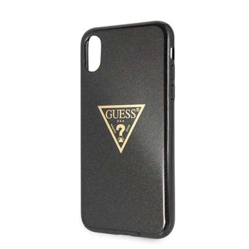 Kup Guess Apple Tasche GUHCPXSGTLBK iPhone X/XS schwarz/schwarz Hartschale Glitter Triangle - GUE451BLK - {ean13} - Sklep Home Screen