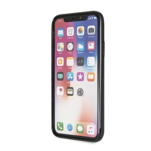 Kup Guess Apple Tasche GUHCPXSGTLBK iPhone X/XS schwarz/schwarz Hartschale Glitter Triangle - GUE451BLK - {ean13} - Sklep Home Screen