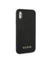 Kup Etui Guess GUHCPXSLSABK Apple iPhone X/XS negru/black hard case Saffiano Silicone - GUE452BLK - {ean13} - Sklep Home Screen