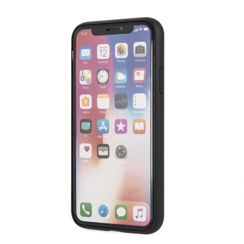 Kup Guess Apple Tasche GUHCPXSLSABK iPhone X/XS schwarz/schwarz Hartschale Saffiano Silikon - GUE452BLK - {ean13} - Sklep Home Screen