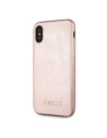 Kup Guess Apple Tasche GUHCPXSLSAPI iPhone X/XS rosa/rosa Hartschalenetui Saffiano-Silikon - GUE453PNK - {ean13} - Sklep Home Screen