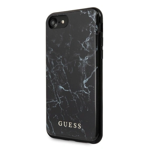 Kup Etui Guess GUHI8PCUMABK Apple iPhone SE 2022/SE 2020/8/7 negru/black Marble - GUE455BLK - {ean13} - Sklep Home Screen