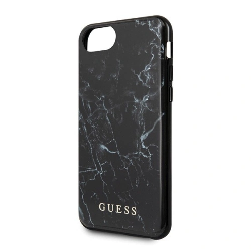 Kup Etui Guess GUHI8PCUMABK Apple iPhone SE 2022/SE 2020/8/7 negru/black Marble - GUE455BLK - {ean13} - Sklep Home Screen