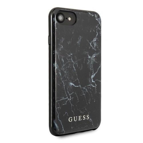 Kup Etui Guess GUHI8PCUMABK Apple iPhone SE 2022/SE 2020/8/7 negru/black Marble - GUE455BLK - {ean13} - Sklep Home Screen