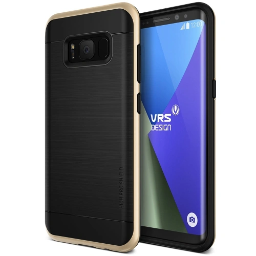Etui VRS Design High Shield Pro Galaxy S8 Plus Shine Gold