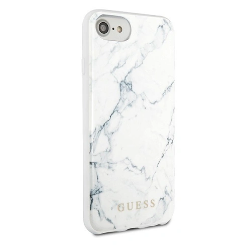 Buy Guess GUHI8PCUMAWH Apple iPhone SE 2022/SE 2020/8/7 white Marble - GUE456WHT - {ean13} - Home Screen Store Europe