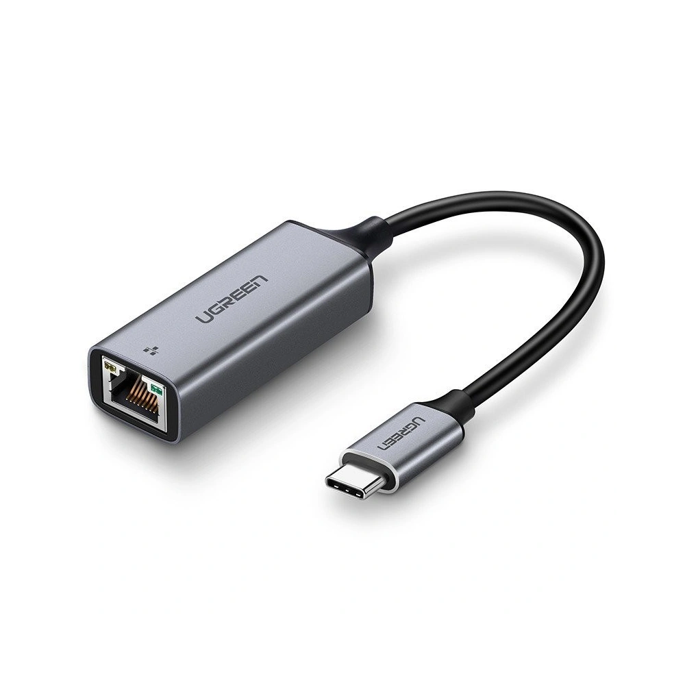 Adapter USB-C na RJ45 UGREEN aluminiowy, Gigabit Ethernet
