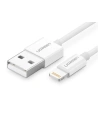 Kup Cablul Lightning UGREEN MFi 2m (alb), nichelat - UGR274WHT - {ean13} - Sklep Home Screen
