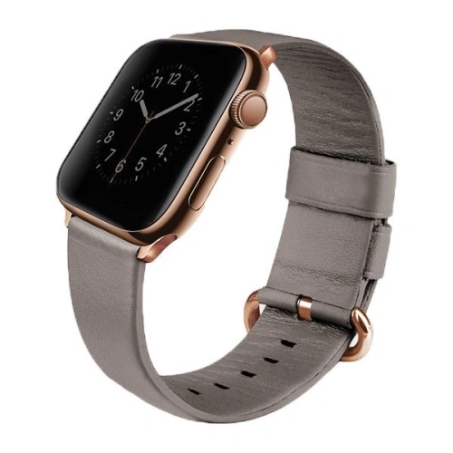 Kup UNIQ Mondain Apple Watch 4/5/6/7/SE/8/9/Ultra 44/45/49mm Echtes Leder beige/sand - UNIQ162SNDBEI - {ean13} - Sklep Home Screen