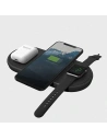 Buy UNIQ Wireless Charger Aereo 3w1 10W Fast charge charcoal black (LITHOS Collective) - UNIQ160BLK - {ean13} - Home Screen Store Europe