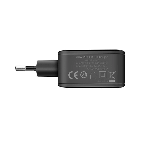 Kup Încărcător de rețea USB tip C BlitzWolf BW-S10 30W negru - BLZ212BLK - {ean13} - Sklep Home Screen