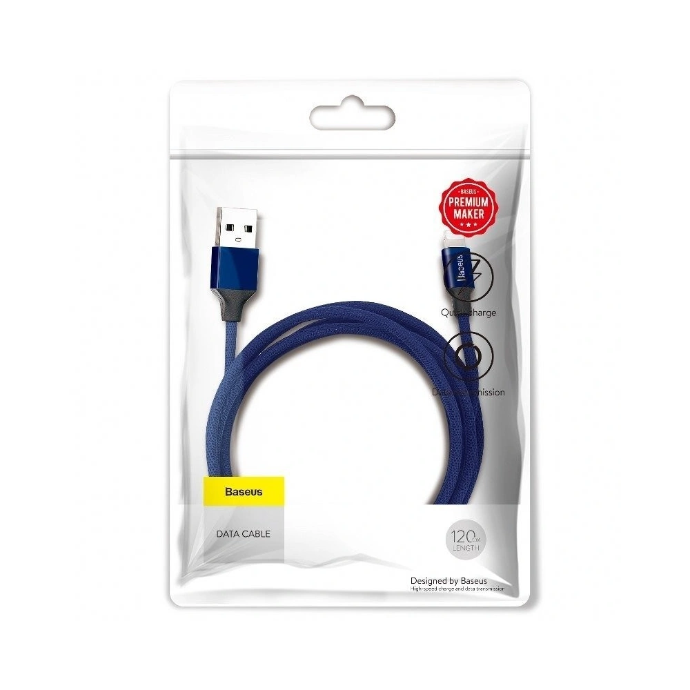 Kabel Baseus Yiven Lightning 120cm 2A - niebieski