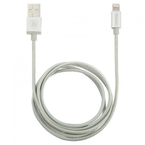 Kup Kabel Baseus Antila Lightning 1m 2.4A MFI - srebrny - BSU1307SLV - {ean13} - Sklep Home Screen