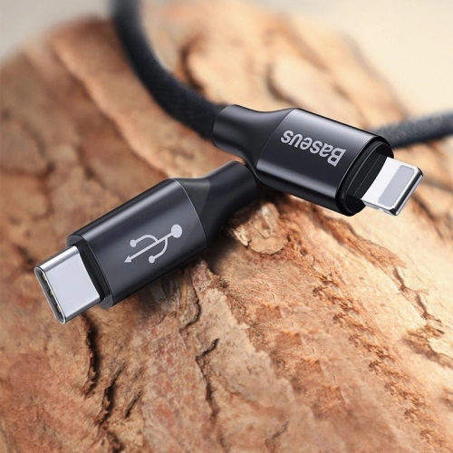 Kup Baseus Kabel Yiven Typ C / Ligtning 2m 2A (schwarz) - BSU1323BLK - {ean13} - Sklep Home Screen