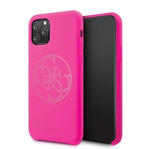 Kup Guess Apple Tasche GUHCN58LS4GFU iPhone 11 Pro fuchsia/fuchsia Hartschale Silikon 4G Tone On Tone - GUE459FKS - {ean13} - Sklep Home Screen