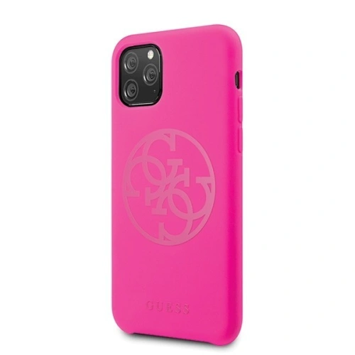 Kup Guess Apple Tasche GUHCN58LS4GFU iPhone 11 Pro fuchsia/fuchsia Hartschale Silikon 4G Tone On Tone - GUE459FKS - {ean13} - Sklep Home Screen