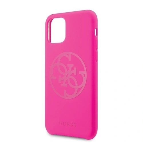 Kup Guess Apple Tasche GUHCN58LS4GFU iPhone 11 Pro fuchsia/fuchsia Hartschale Silikon 4G Tone On Tone - GUE459FKS - {ean13} - Sklep Home Screen