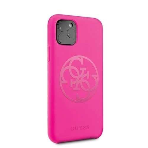 Kup Guess Apple Tasche GUHCN58LS4GFU iPhone 11 Pro fuchsia/fuchsia Hartschale Silikon 4G Tone On Tone - GUE459FKS - {ean13} - Sklep Home Screen