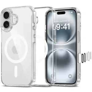 Buy Tech-Protect Flexair Hybrid CC MagSafe Apple iPhone 16 Clear - THP3647 - {ean13} - Home Screen Store Europe
