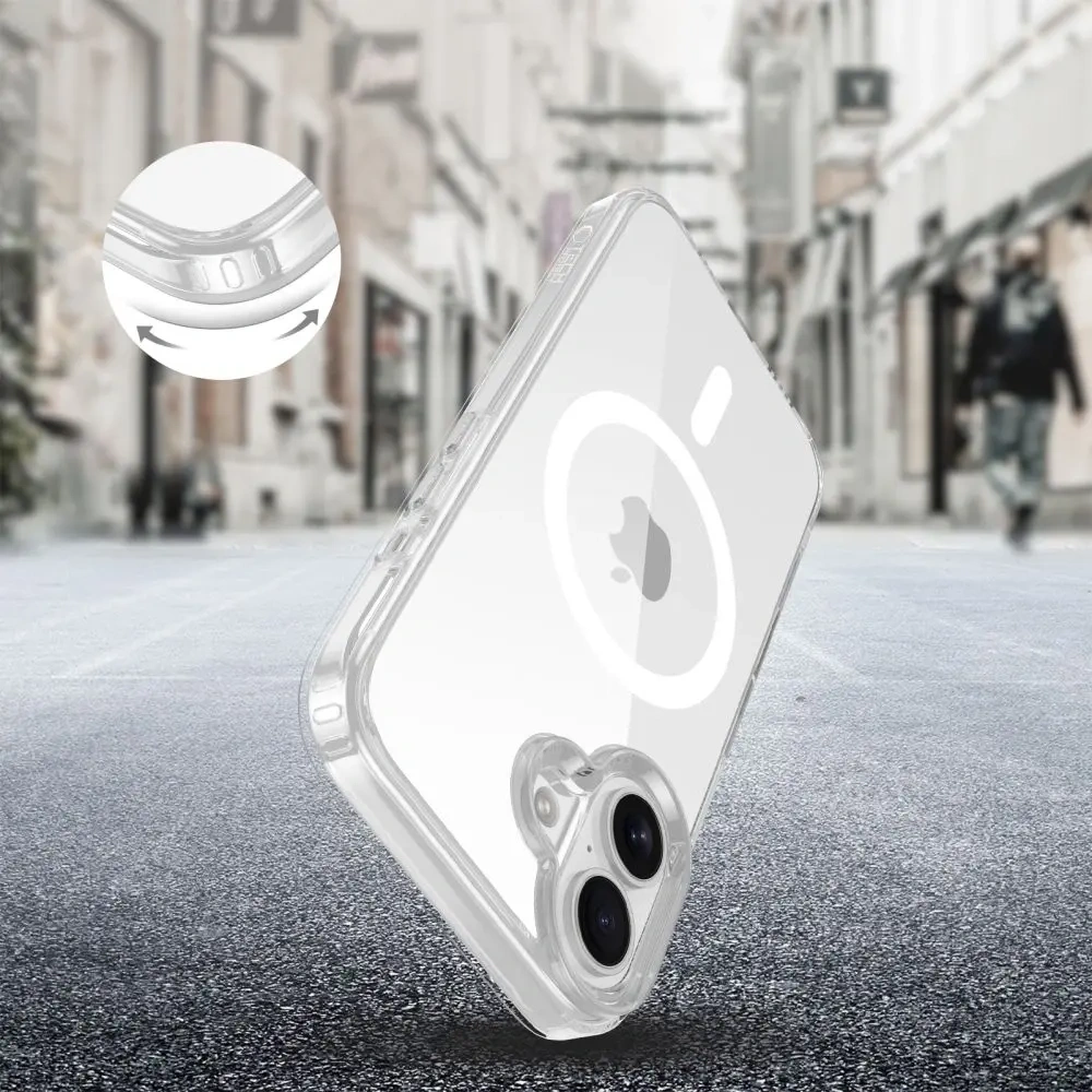 Etui Tech-Protect Flexair Hybrid CC MagSafe Apple iPhone 16 Clear