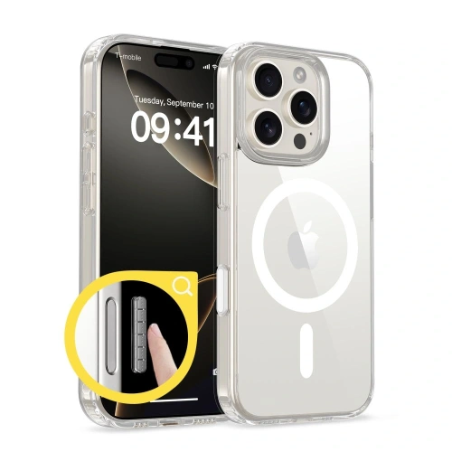 Kup Etui Tech-Protect Flexair Hybrid CC MagSafe Apple iPhone 16 Pro Clear - THP3648 - {ean13} - Sklep Home Screen