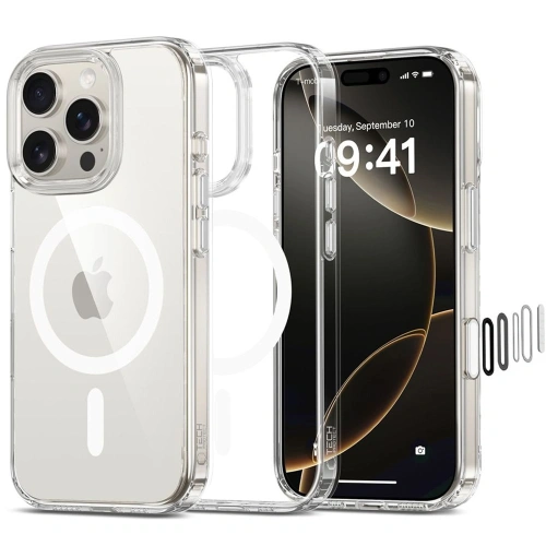 Buy Tech-Protect Flexair Hybrid CC MagSafe Apple iPhone 16 Pro Max Clear - THP3649 - {ean13} - Home Screen Store Europe