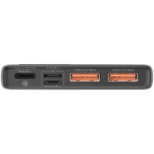 Powerbank Baseus Adaman, 10000mAh, metalowy, QC 3.0, PD, Huawei SCP, 22,5W (czarny)