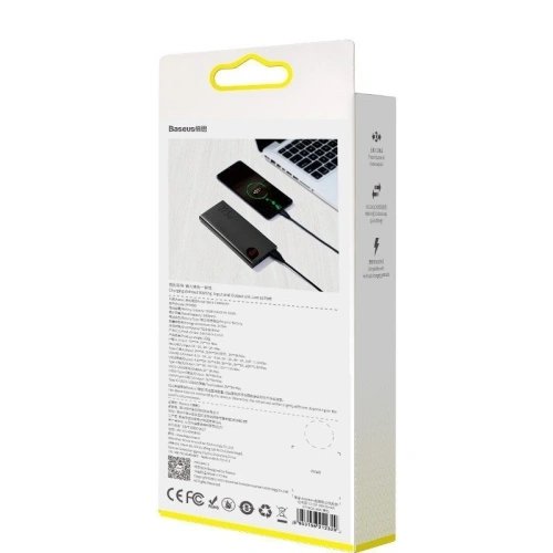 Kup Powerbank Baseus Adaman, 10000mAh, metalowy, QC 3.0, PD, Huawei SCP, 22,5W (czarny) - BSU1328BLK - {ean13} - Sklep Home Screen