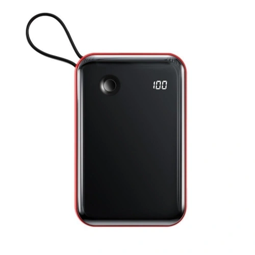 Kup Powerbank Baseus Mini S USB-C kábellel, 10000mAh, 3A, 15W (piros) - BSU1334RED - {ean13} - Sklep Home Screen