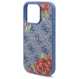 Kup Etui Guess GUHMP16LP4ROPEMCB Apple iPhone 16 Pro hardcase 4G Flowers Print MagSafe niebieski/blue - GUE4203 - {ean13} - Sklep Home Screen