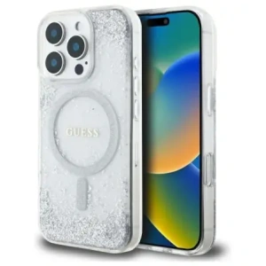 Kup Etui Guess GUHMP16LRGRGES Apple iPhone 16 Pro hardcase Resin Gradient Glitter MagSafe srebrny/silver - GUE4206 - {ean13} - Sklep Home Screen