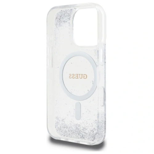 Kup Etui Guess GUHMP16LRGRGES Apple iPhone 16 Pro hardcase Resin Gradient Glitter MagSafe stříbrný/silver - GUE4206 - {ean13} - Sklep Home Screen