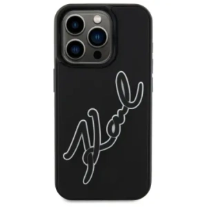 Kup Karl Lagerfeld KLHCP15X3DRKSDLK Apple iPhone 15 Pro Max hardcase 3D Rubber Signature negru - KLD21841 - {ean13} - Sklep Home Screen
