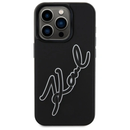 Kup Karl Lagerfeld KLHCP15X3DRKSDLK Apple iPhone 15 Pro Max keménytok 3D Gumi Aláírás fekete - KLD21841 - {ean13} - Sklep Home Screen