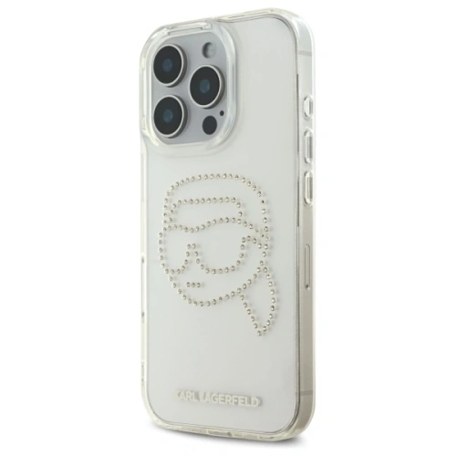 Kup Etui Karl Lagerfeld KLHCP16LHKHDCELT Apple iPhone 16 Pro hardcase IML Rhinestones Karl Head průhledný/transparentní - KLD21843 - {ean13} - Sklep Home Screen