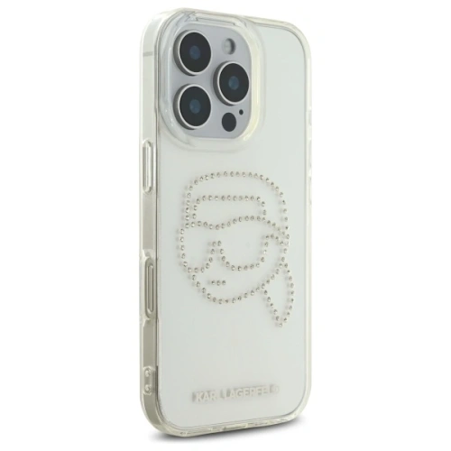 Kup Etui Karl Lagerfeld KLHCP16LHKHDCELT Apple iPhone 16 Pro hardcase IML Rhinestones Karl Head průhledný/transparentní - KLD21843 - {ean13} - Sklep Home Screen