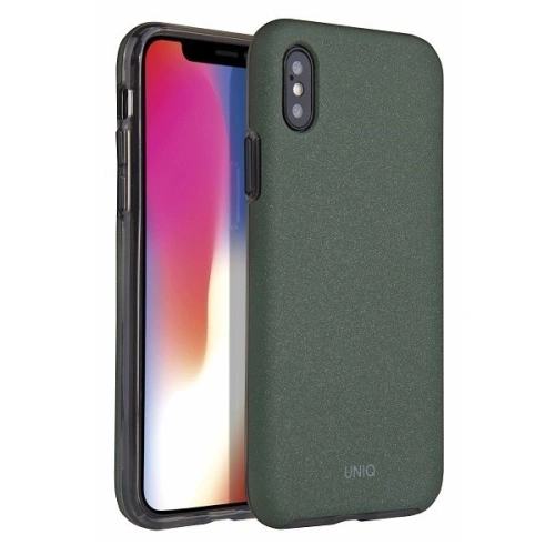 Kup Etui UNIQ Lithos Apple iPhone X/Xs olivový /olive - UNIQ187OLV - {ean13} - Sklep Home Screen