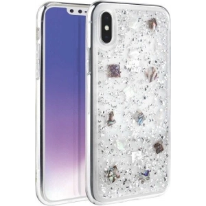 Kup Etui UNIQ Lumence Clear Apple iPhone Xs Max srebrny/Perivvinkle silver - UNIQ197SLV - {ean13} - Sklep Home Screen