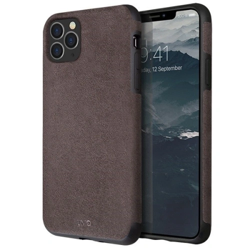 Kup Etui UNIQ Sueve Apple iPhone 11 Pro Max taupe teplá šedá - UNIQ199GRY - {ean13} - Sklep Home Screen