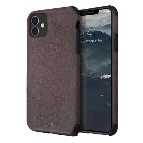 Kup Etui UNIQ Sueve Apple iPhone 11 taupe warm grey - UNIQ201GRY - {ean13} - Sklep Home Screen