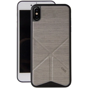 Etui UNIQ Transforma Ligne Apple iPhone X/Xs szürke/ash grey