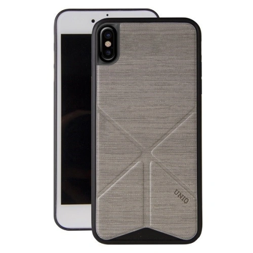Kup Apple UNIQ Transforma Ligne Tasche iPhone X/Xs grau/aschgrau - UNIQ204GRY - {ean13} - Sklep Home Screen