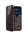 Etui UNIQ Valencia Clear Apple iPhone Xs Max piros/crimson red