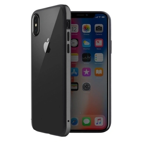 Kup Etui UNIQ Valencia Clear Apple iPhone Xs Max šedá/gunmetal grey - UNIQ206GRY - {ean13} - Sklep Home Screen