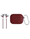 Etui UNIQ Vencer AirPods Pro din silicon bordo/burgundiu.