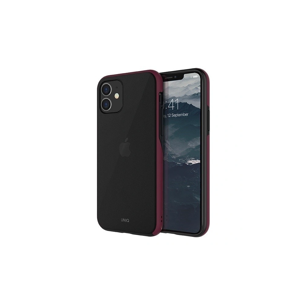 Etui UNIQ Vesto Hue Apple iPhone 11 bordowy /maroon